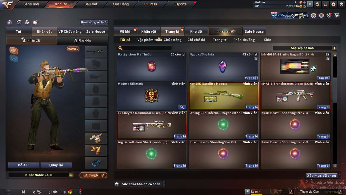 shop acc cf uy tin gia re